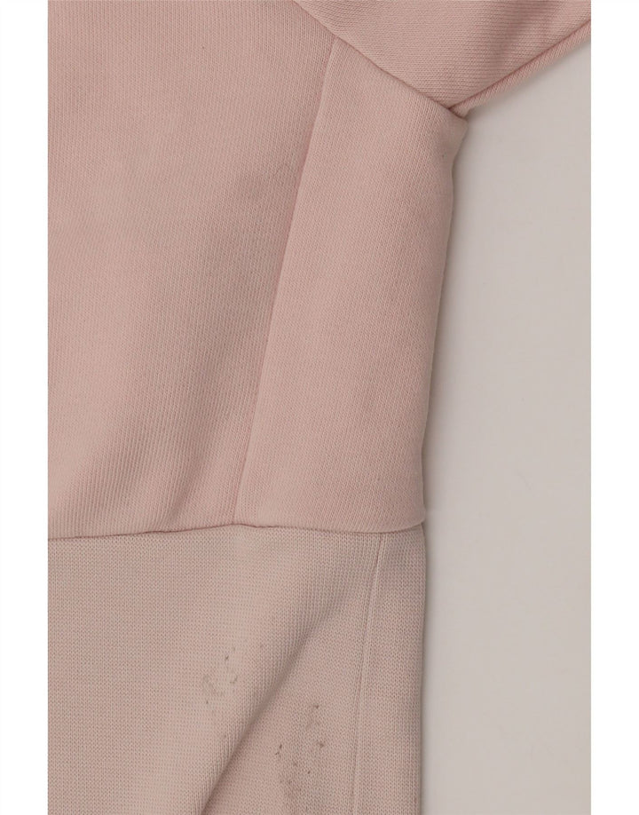 NIKE Womens Dri Fit Oversized Crop Sweatshirt Jumper UK 10 Small Pink Vintage Nike and Second-Hand Nike from Messina Hembry 