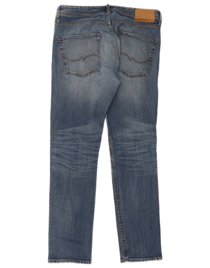 Męskie jeansy Jack & Jones Tim Slim W33 L32 Niebieskie bawełniane