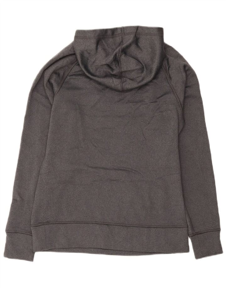 Damski sweter z kapturem REEBOK UK 10, mały, szary poliester
