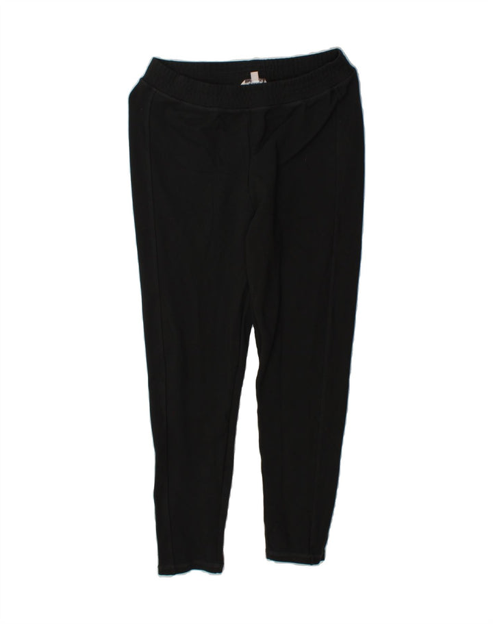 FAT FACE Womens Leggings UK 12 Medium Black Vintage Fat Face and Second-Hand Fat Face from Messina Hembry 