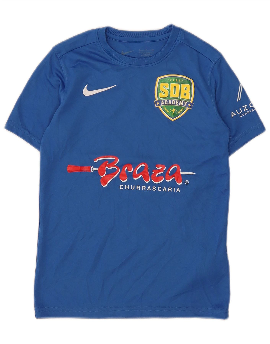 Chłopięcy T-shirt Nike Dri Fit z grafiką, 8-9 lat, mały, niebieski poliester