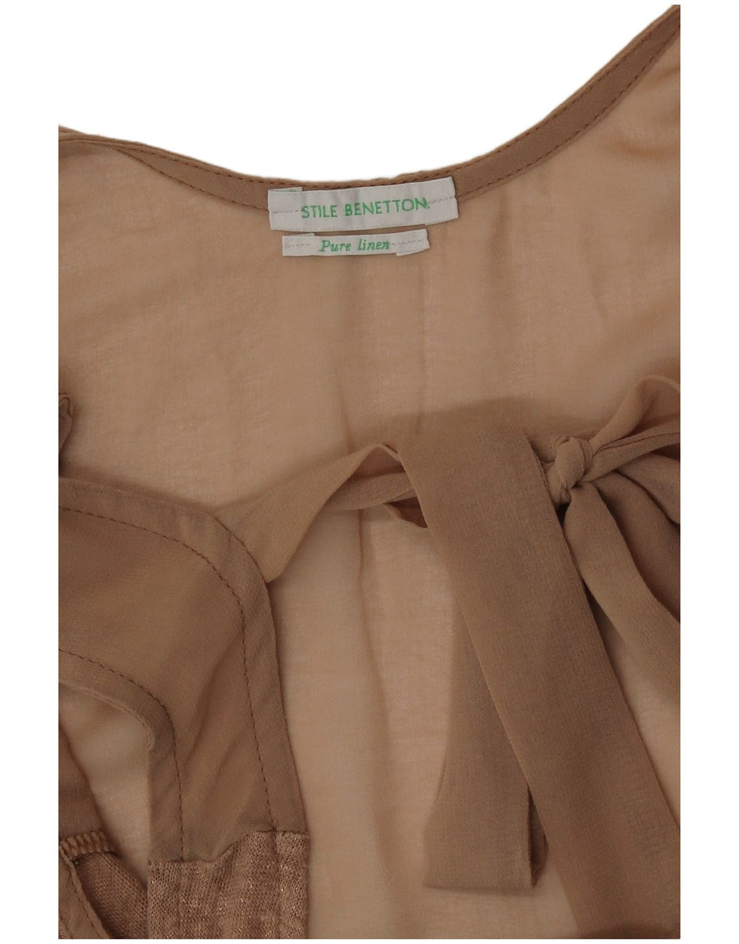 Damska kamizelka Benetton UK 12 Medium Beige Linen