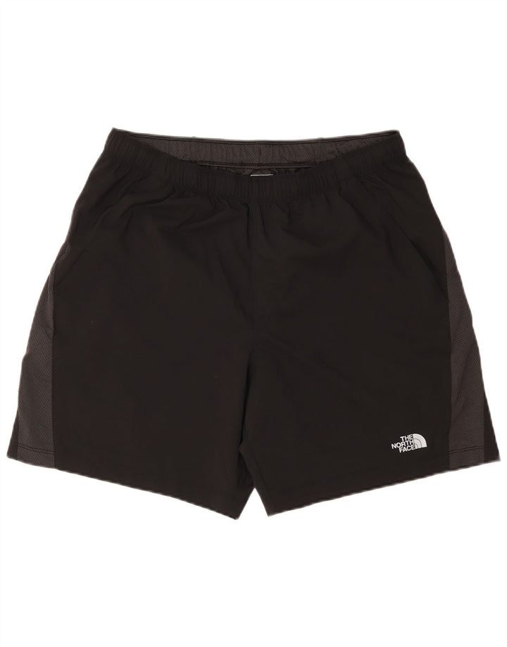 Męskie spodenki sportowe THE NORTH FACE, duży czarny poliester z blokami kolorów