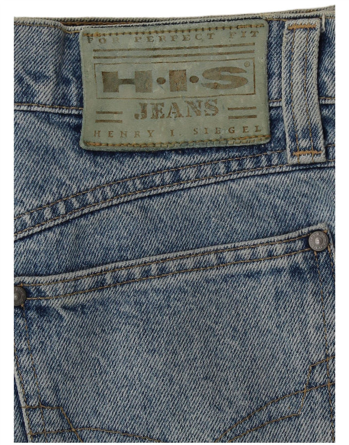 Damskie jeansy z wysokim stanem H.I.S W30 L30 Niebieskie