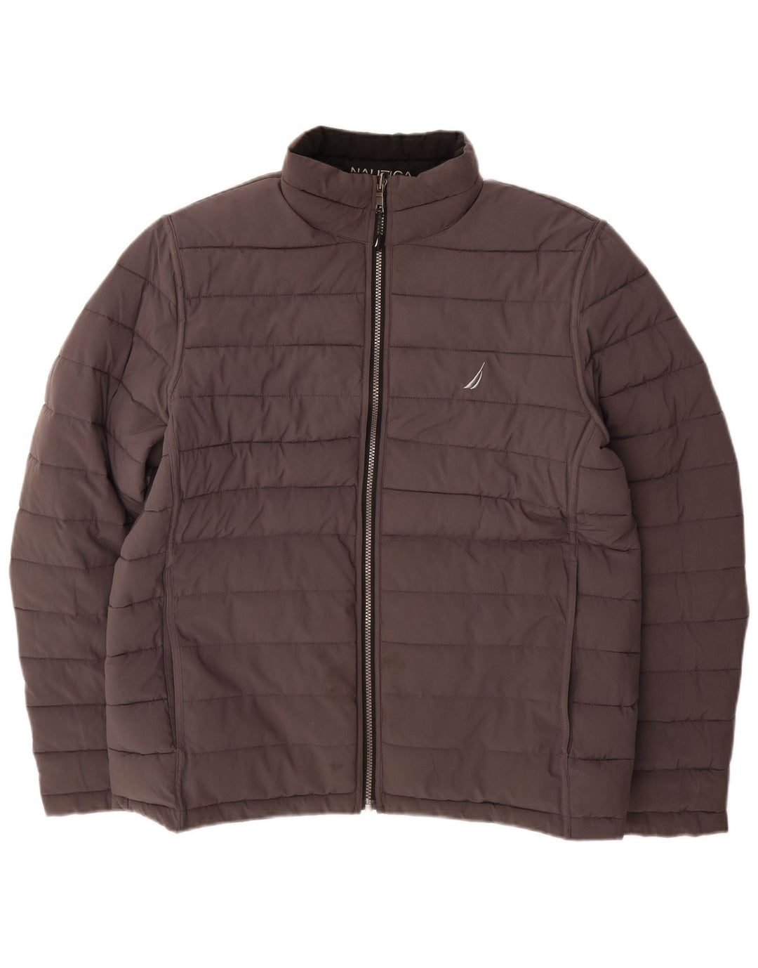 Męska dwustronna ocieplana kurtka NAUTICA UK 40, duża, czarna, poliestrowa