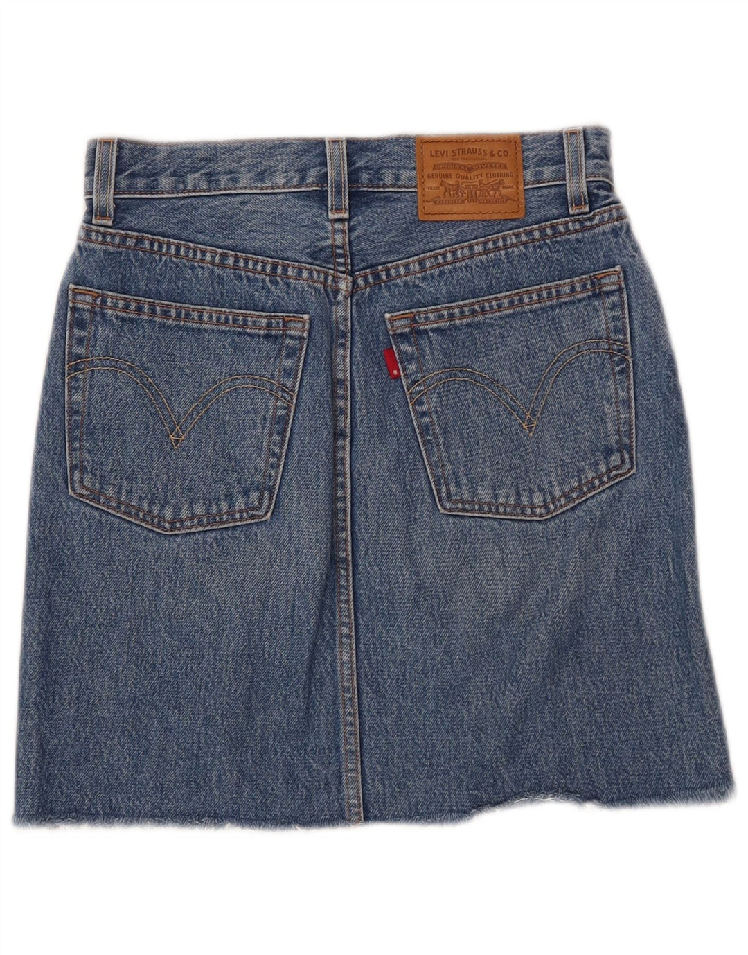 Damska spódnica dżinsowa Levi's W25 XS Niebieska bawełna