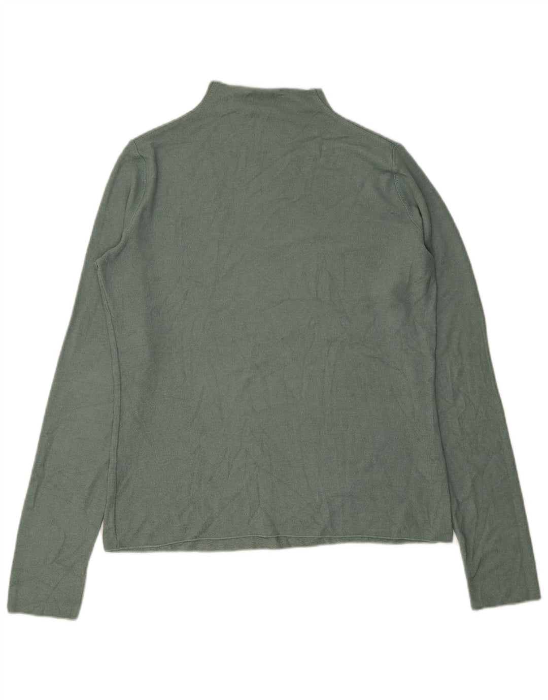 Sweter damski Zara z golfem UK 16, duży zielony