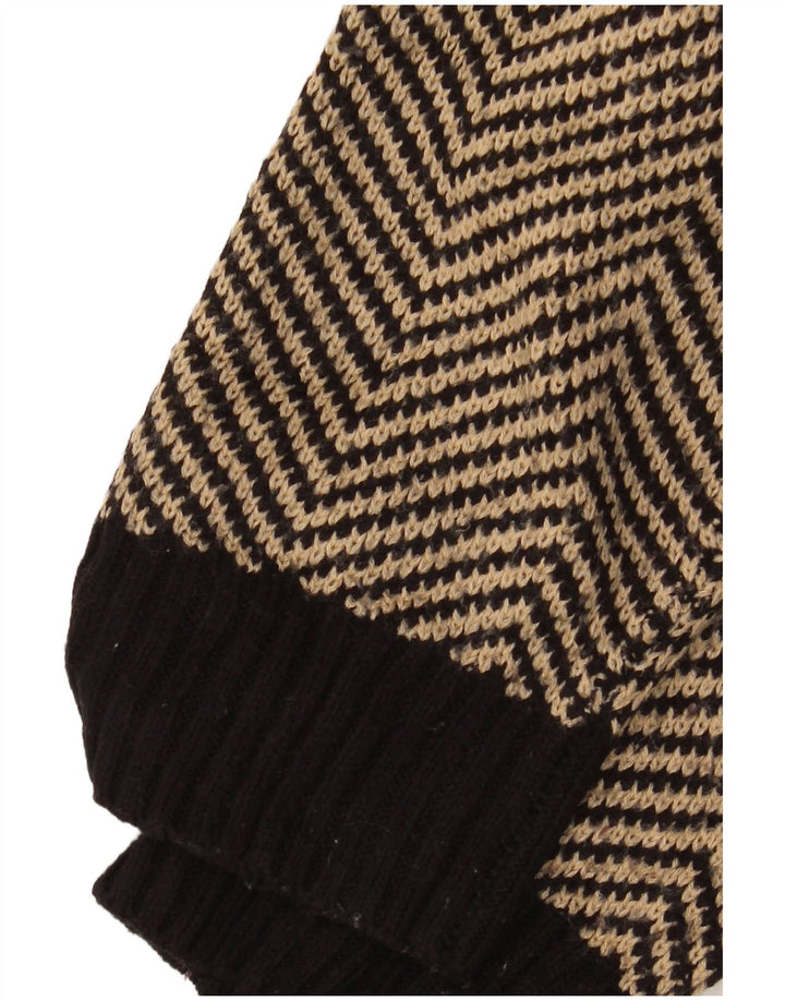 Damski sweter z długim rękawem Autograph, otwarty kardigan UK 14, średni czarny Chevron