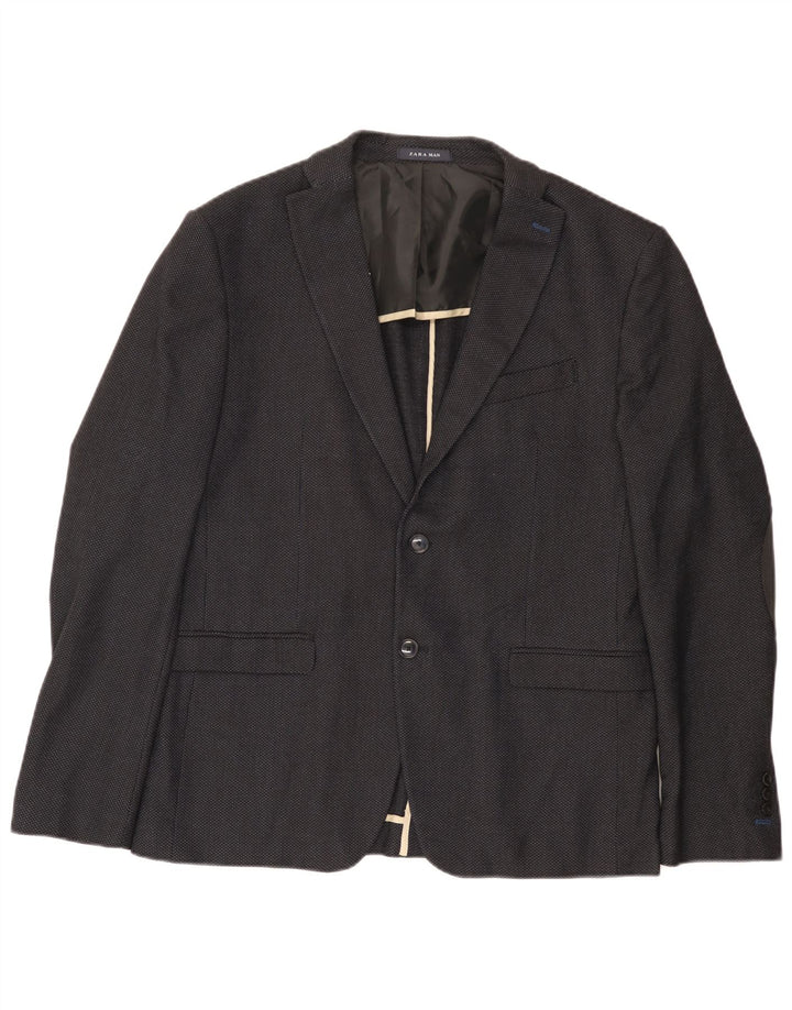 Zara Męska marynarka zapinana na 2 guziki EU 54 XL Czarna