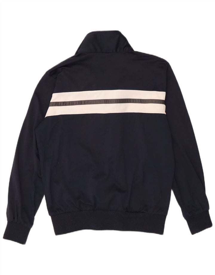 Męska kurtka dresowa Champion, mała, granatowa, z poliestru w blokach kolorów