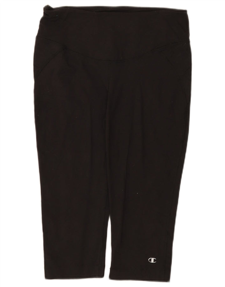 Damskie legginsy Champion Capri UK 12 Średni czarny nylon