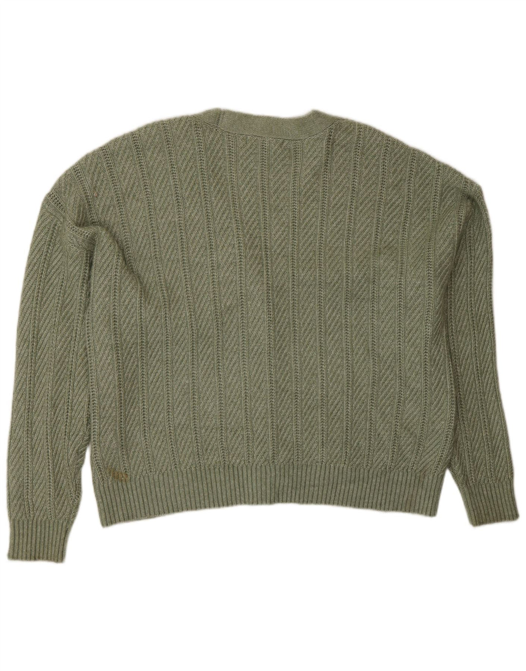 Marks & Spencer Damski sweter kardigan UK 18 XL Zielony poliester