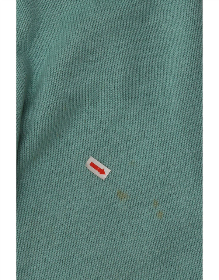 Męski sweter zapinany na zamek Calvin Klein 2XL, niebieski, bawełniany