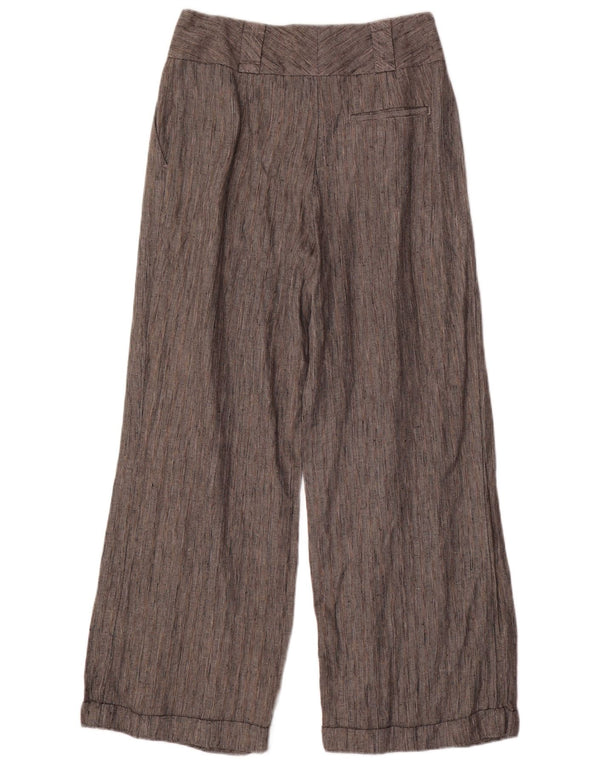 Damskie spodnie Chino Marks & Spencer UK 12 Medium W30 L30 Czarne nakrapiane
