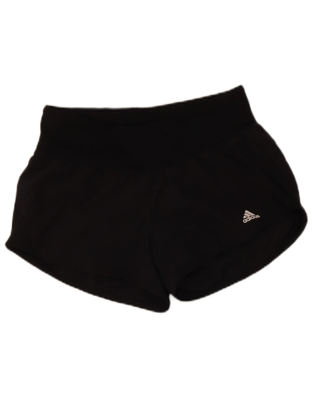 Damskie spodenki sportowe Adidas UK 10, małe, czarne, poliestrowe