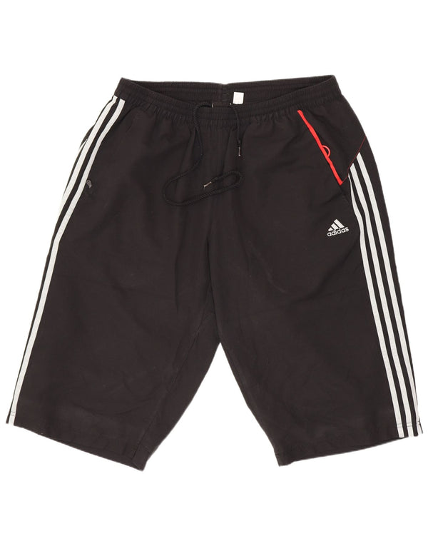 Męskie spodenki sportowe Adidas XL, czarne, poliestrowe