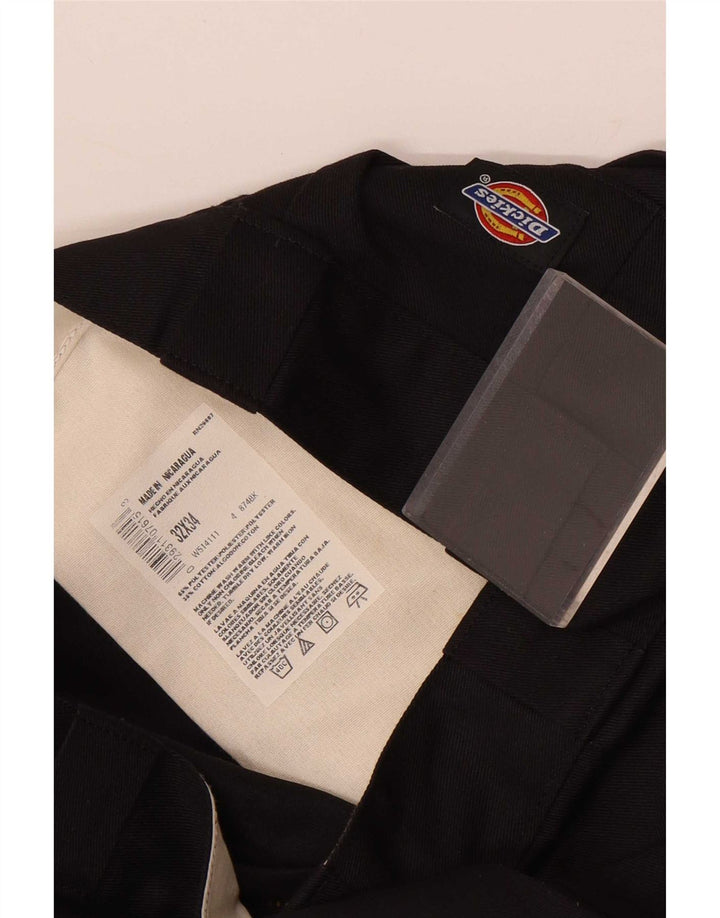 Męskie proste spodnie chino Dickies W32 L34 Czarny poliester
