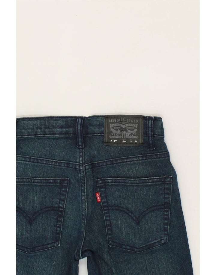 LEVI'S Boys 511 Slim Jeans 9-10 Years W25 L26  Blue Vintage Levi's and Second-Hand Levi's from Messina Hembry 