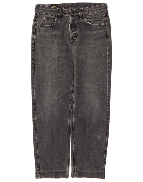 Męskie jeansy LEE Chicago Straight W33 L29 Szara bawełna