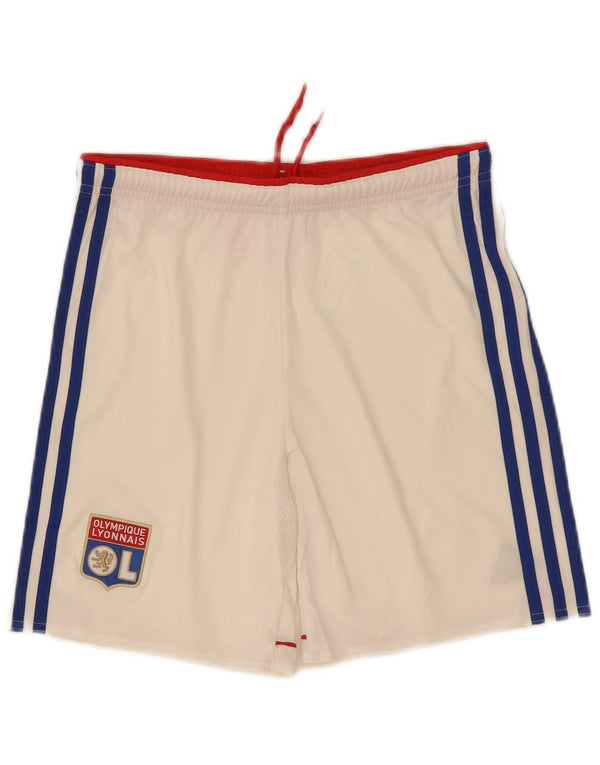 Chłopięce spodenki sportowe Adidas Olympique Lyonnais 11-12 lat Biały poliester