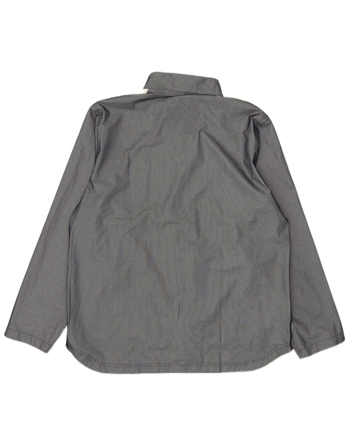 ADIDAS Mens Rain Jacket UK 42 XL Grey Colourblock