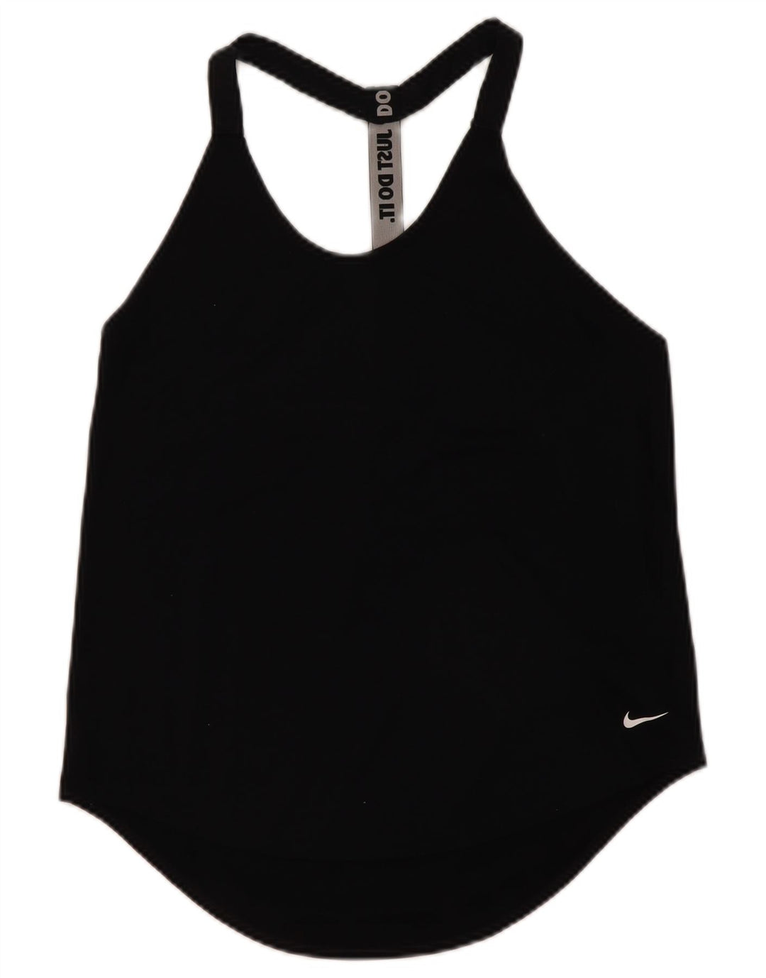 Damska kamizelka z grafiką Nike Dri Fit UK 12, średni czarny poliester