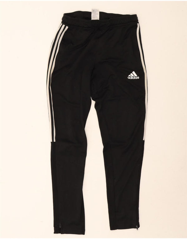 Męskie spodnie dresowe Adidas, średni czarny poliester