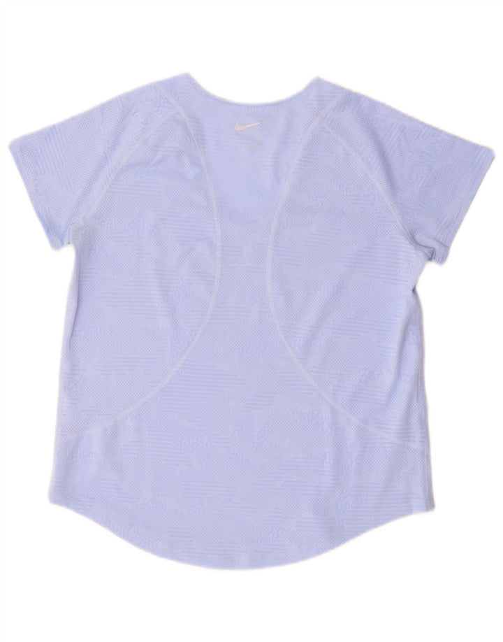 Damska koszulka Nike Dri Fit Top UK 10 Small Blue Geometric