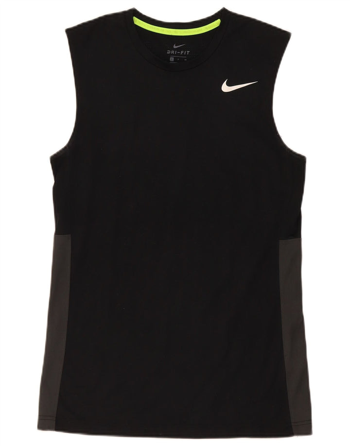 Męska kamizelka Nike Dri Fit, mała, czarna, z blokami kolorów