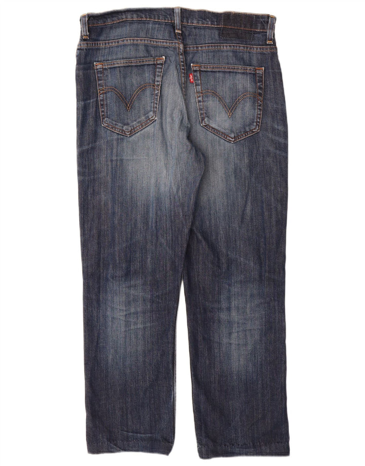 Męskie proste dżinsy Levi's W33 L30 Niebieskie bawełniane