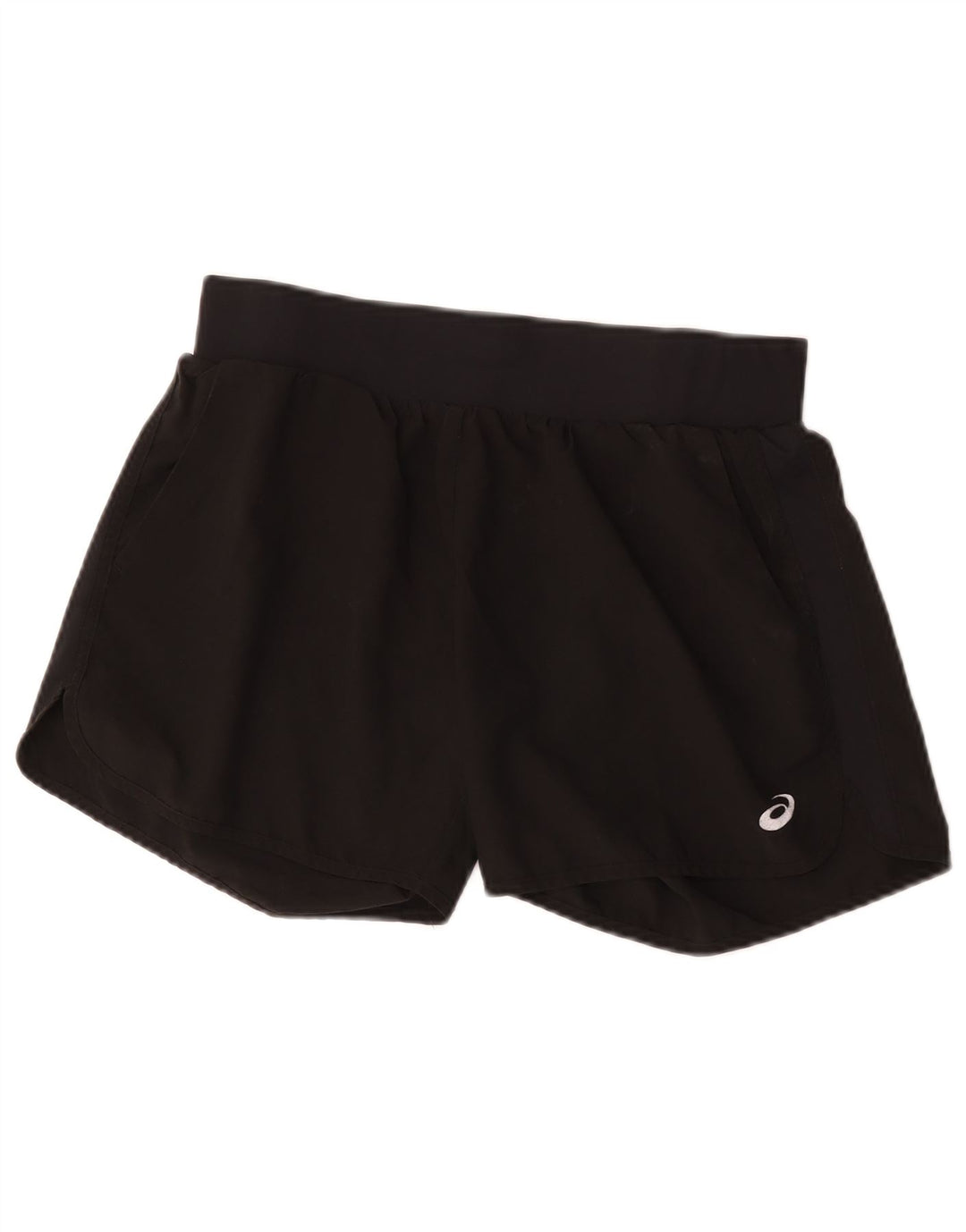 Damskie spodenki sportowe Asics UK 14, duże, czarne, poliestrowe