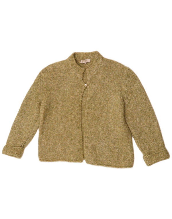Sweter damski Marella UK 14, duży, zielony moher