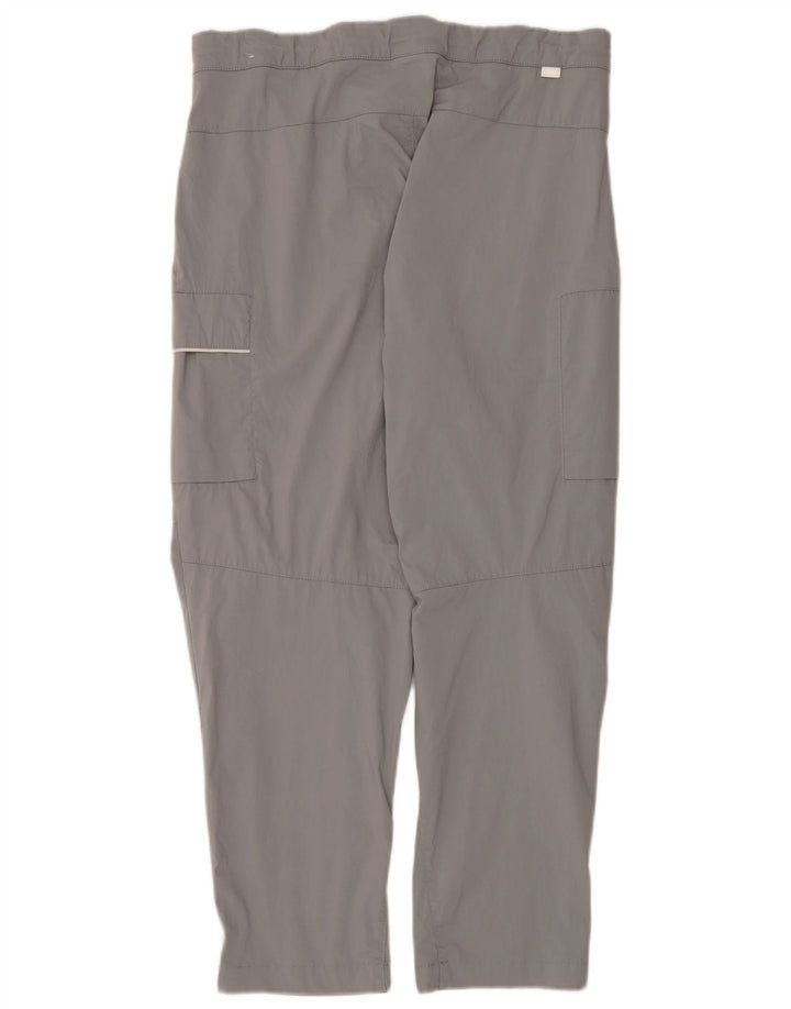 Męskie spodnie cargo Nike Straight W34 L28 Szara bawełna
