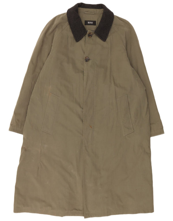 Płaszcz damski Hugo Boss EU 54 2XL, bawełna khaki