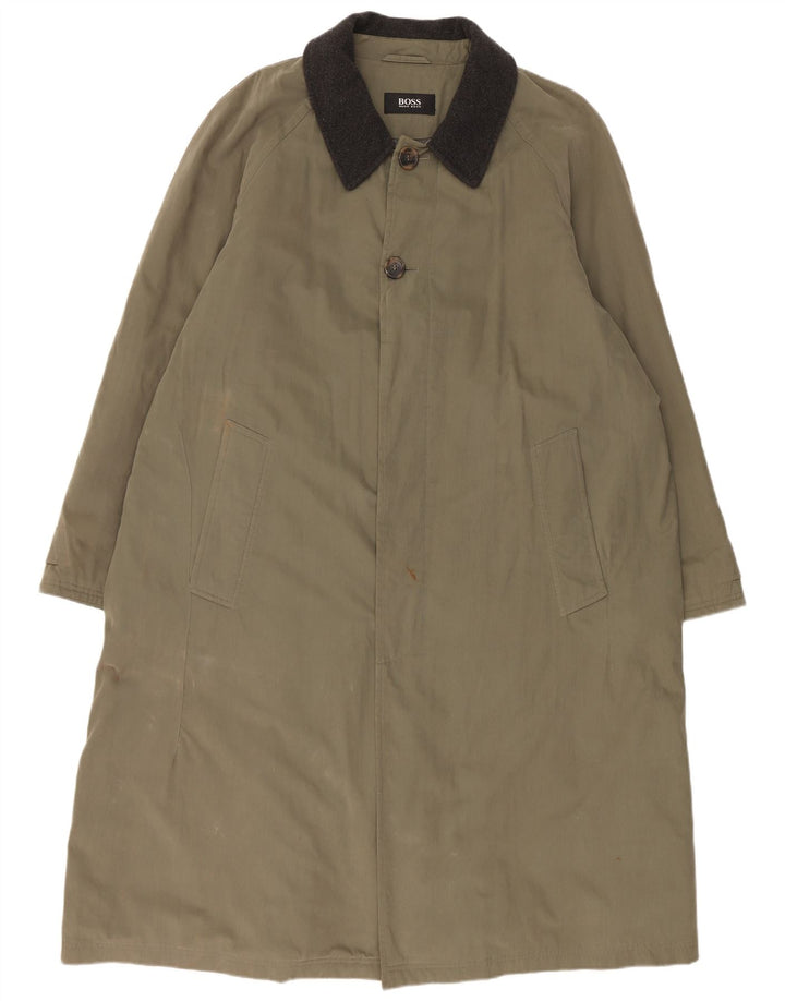 Płaszcz damski Hugo Boss EU 54 2XL, bawełna khaki