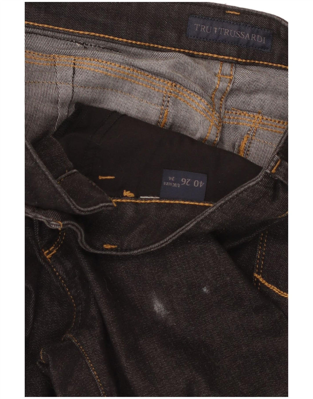 Damskie jeansy Skinny Trussardi W26 L27 czarne