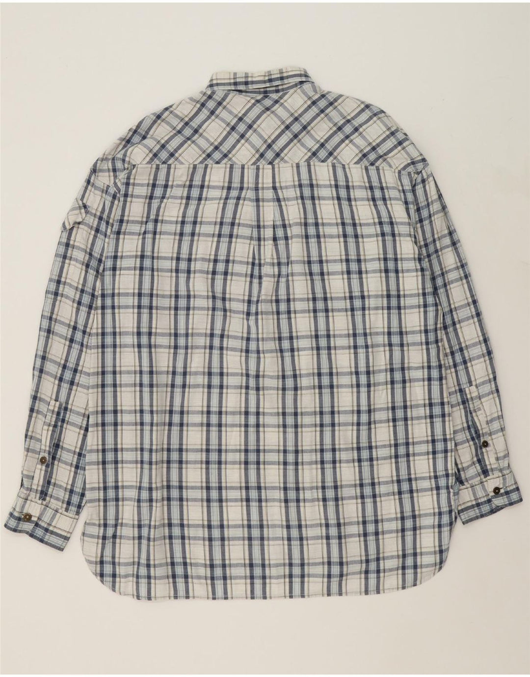 CAMEL ACTIVE Mens Shirt Large Blue Check Vintage Camel Active and Second-Hand Camel Active from Messina Hembry 