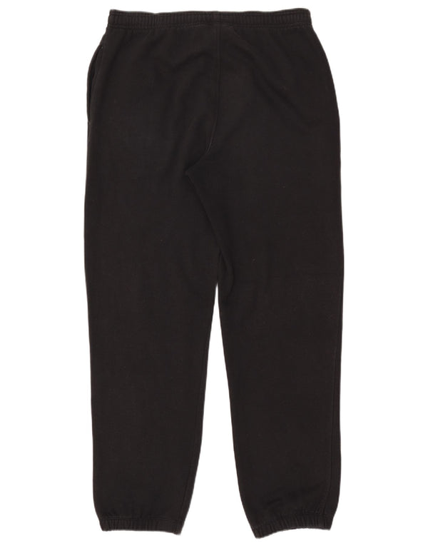 REEBOK Mens Tracksuit Trousers Joggers Medium  Black Cotton