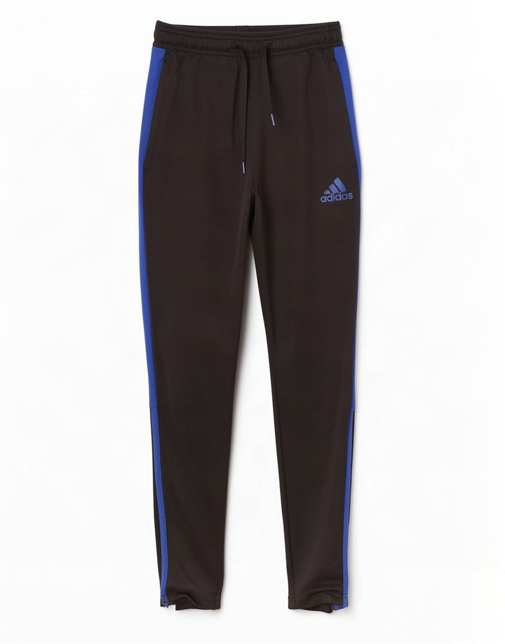 Męskie spodnie dresowe Adidas Aeroready, mały czarny poliester z blokami kolorów