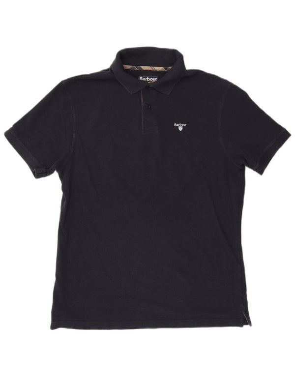 Męska koszulka polo Barbour XL, granatowa, bawełniana