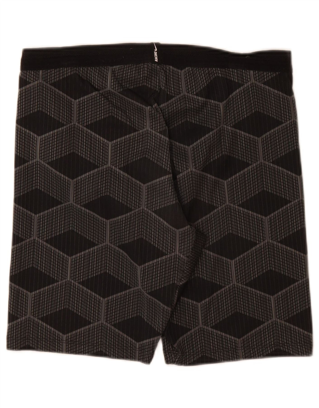 Męskie spodenki sportowe Nike, duże, szare, geometryczne