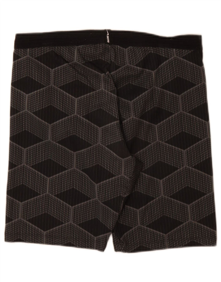 Męskie spodenki sportowe Nike, duże, szare, geometryczne