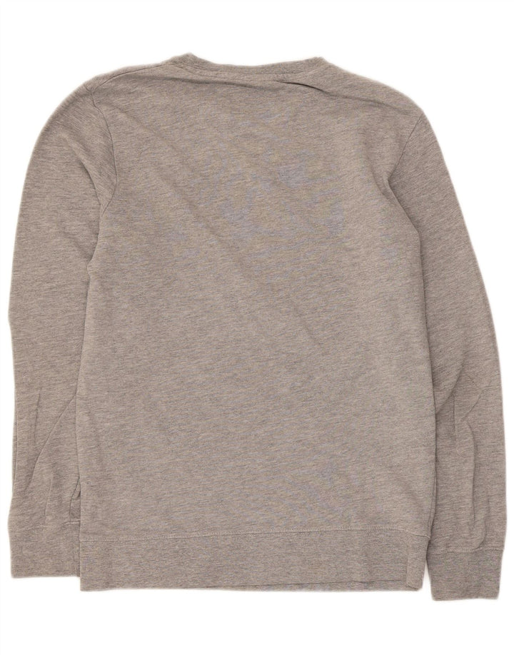Męska bluza z grafiką Jack & Jones, mała, szara, bawełniana