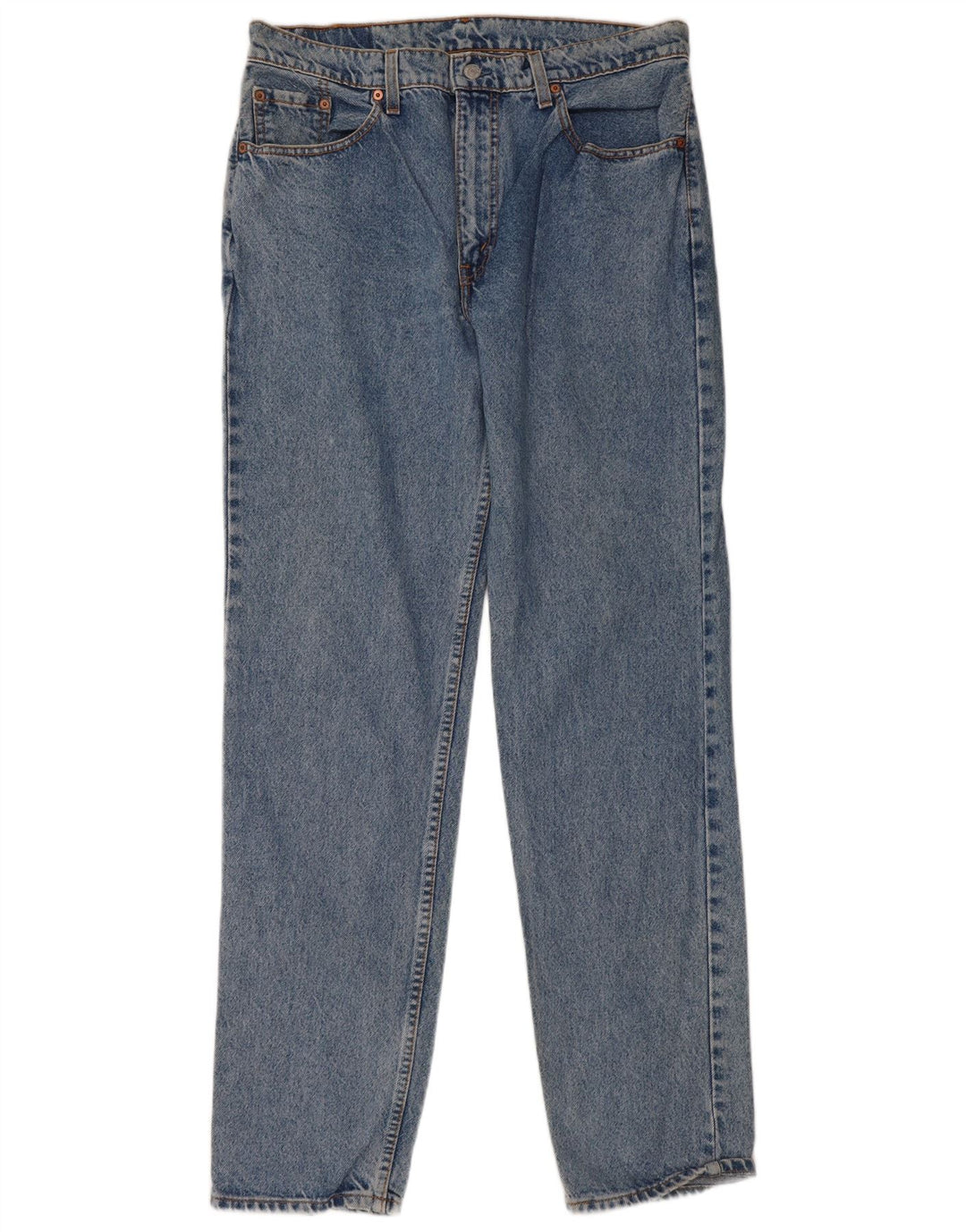 Męskie jeansy Levi's 504 Straight W36 L34 Niebieskie bawełniane