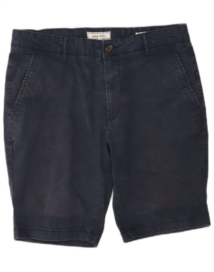 Męskie spodenki Chino Jack Wills W34, duże, granatowe, bawełniane
