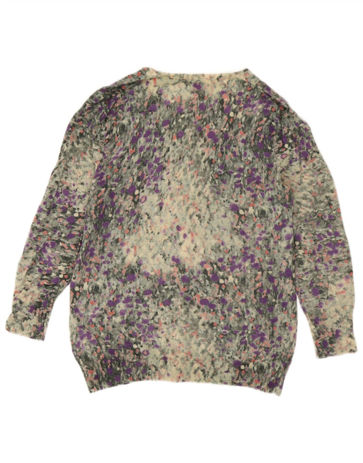 Sweter damski J. CREW UK 12, średni, wielokolorowy w cętki