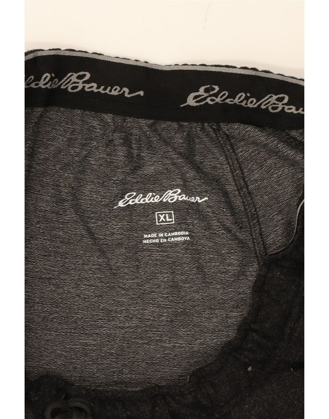 EDDIE BAUER Womens Tracksuit Trousers UK 18 XL  Grey Polyester Vintage Eddie Bauer and Second-Hand Eddie Bauer from Messina Hembry 