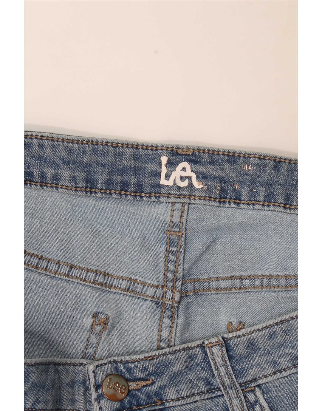 Damskie spodenki jeansowe Lee W38 XL, niebieskie