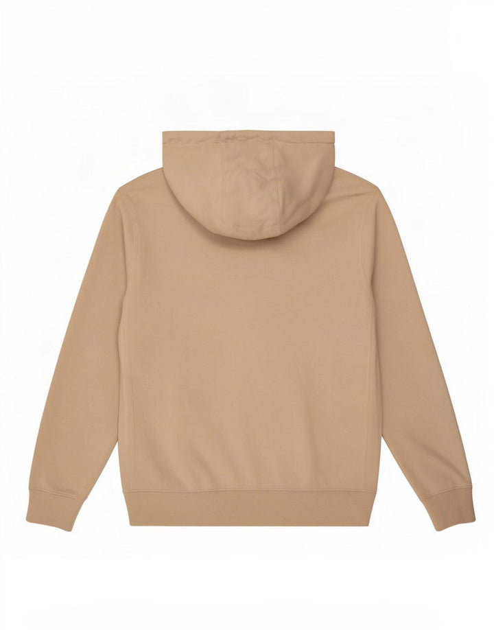 Męski sweter z kapturem Nike, mały, beżowy, bawełniany