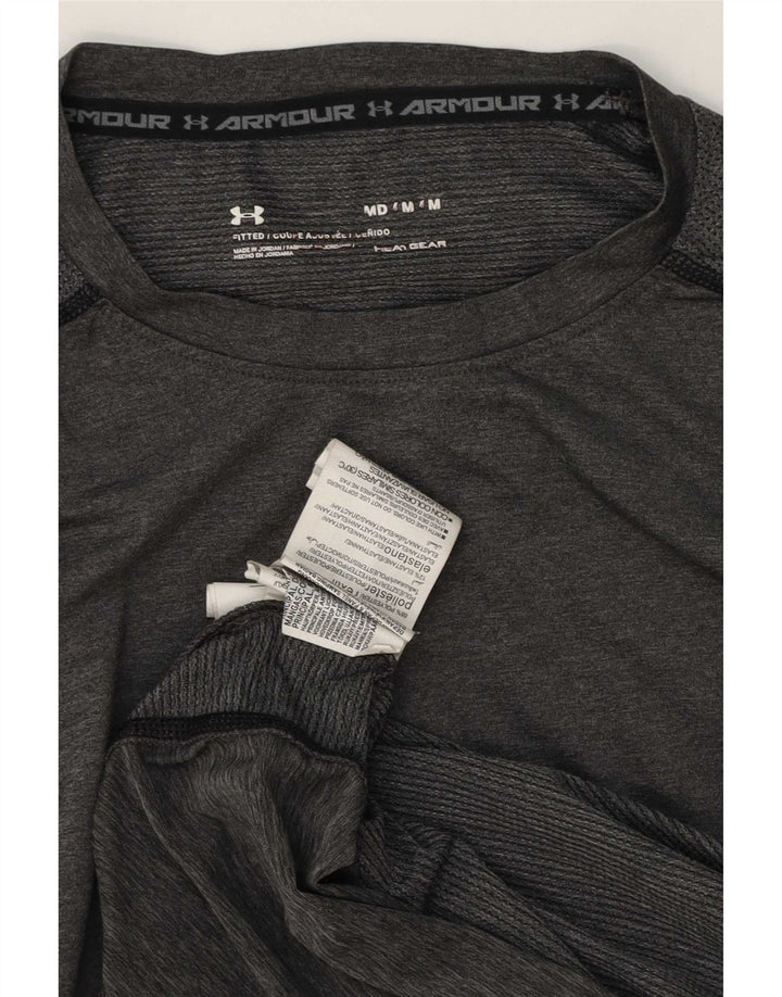Męska koszulka t-shirt Under Armour Heat Gear, wykonana z poliestru w kolorze średnioszarym